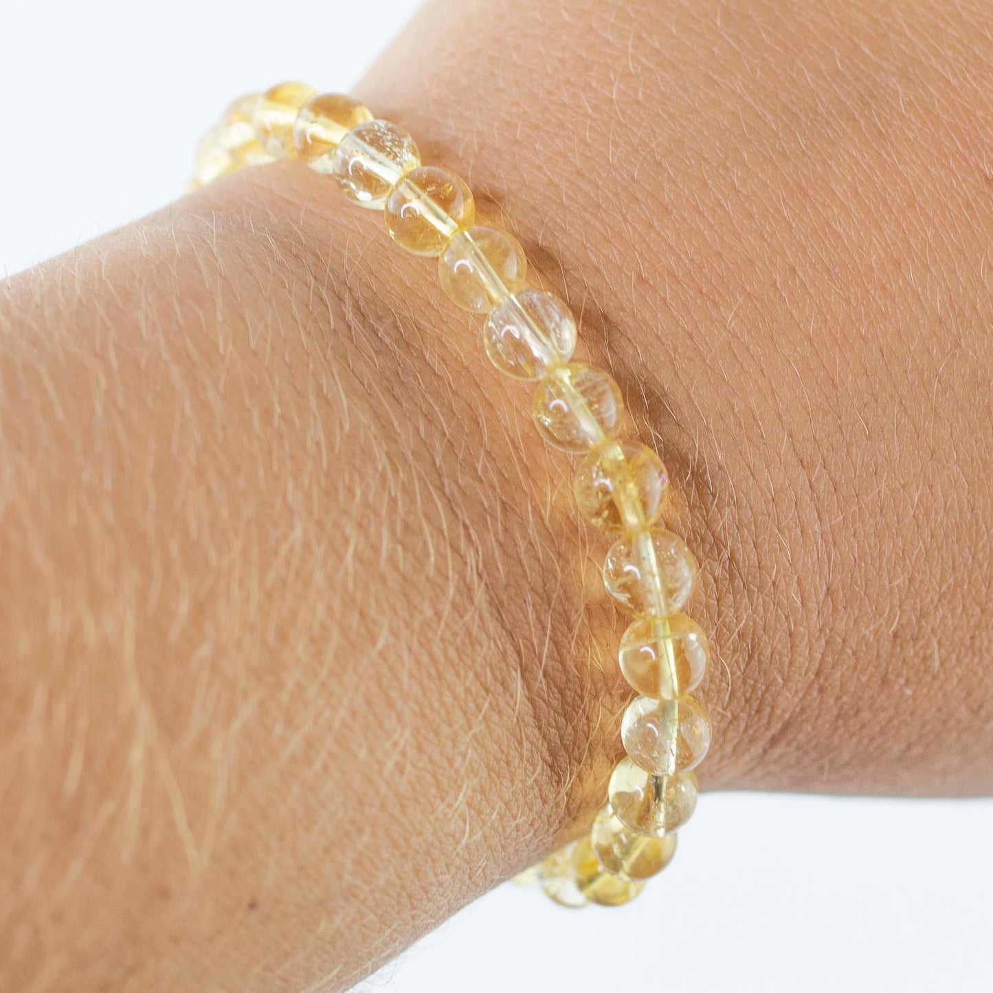 Citrine Bracelet 6mm - Manifest Abundance