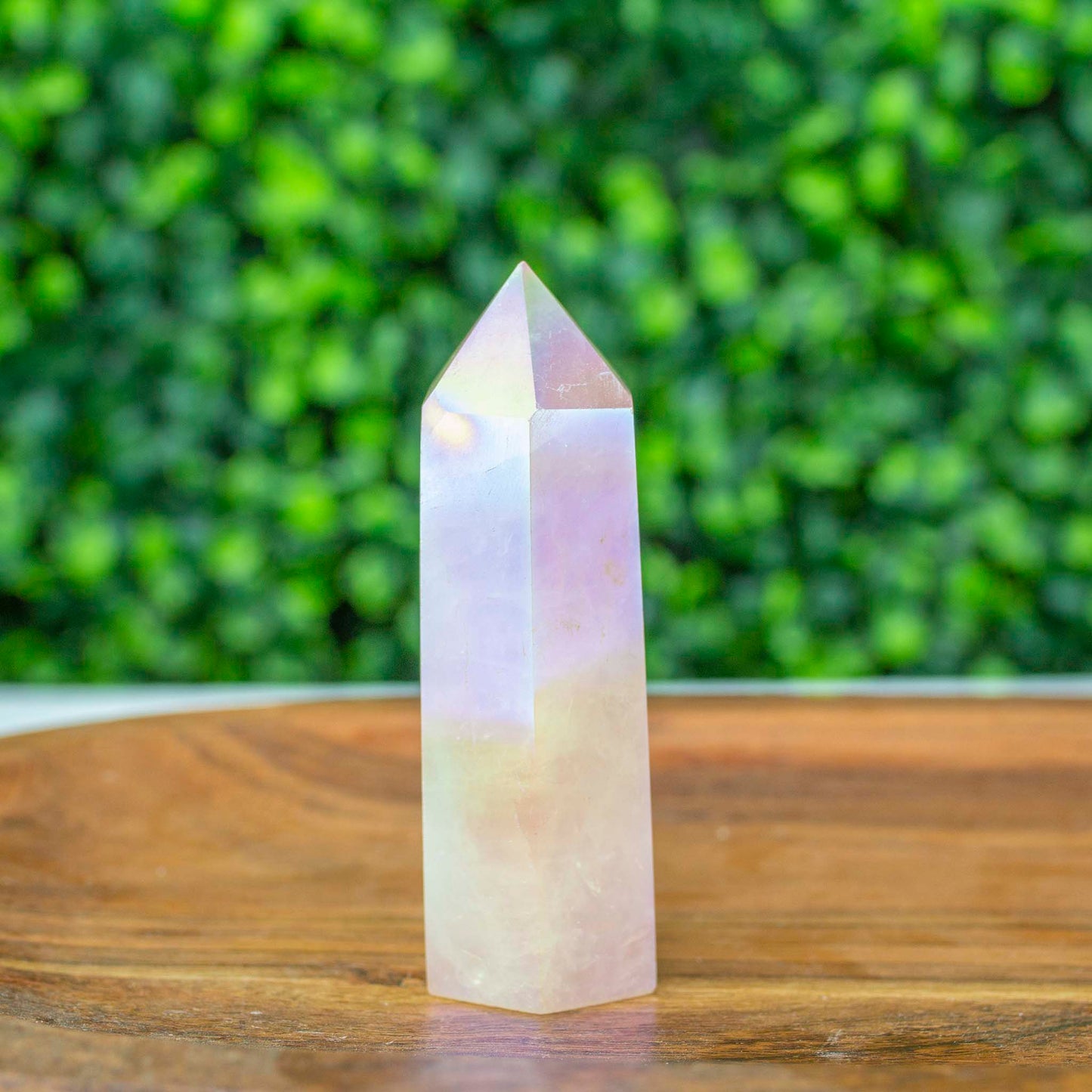 Aura Rose Quartz Tower