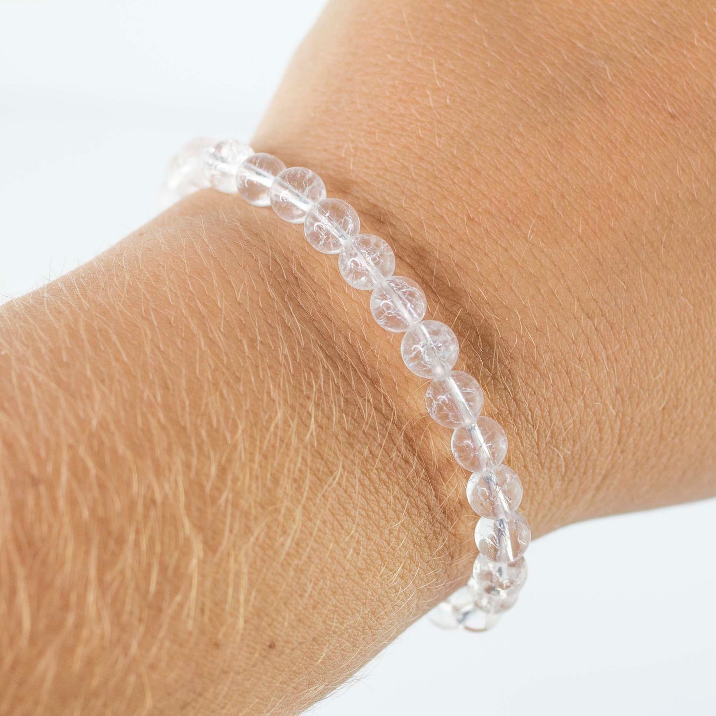 Crackle Quartz Bracelet 6mm - Energy Activator