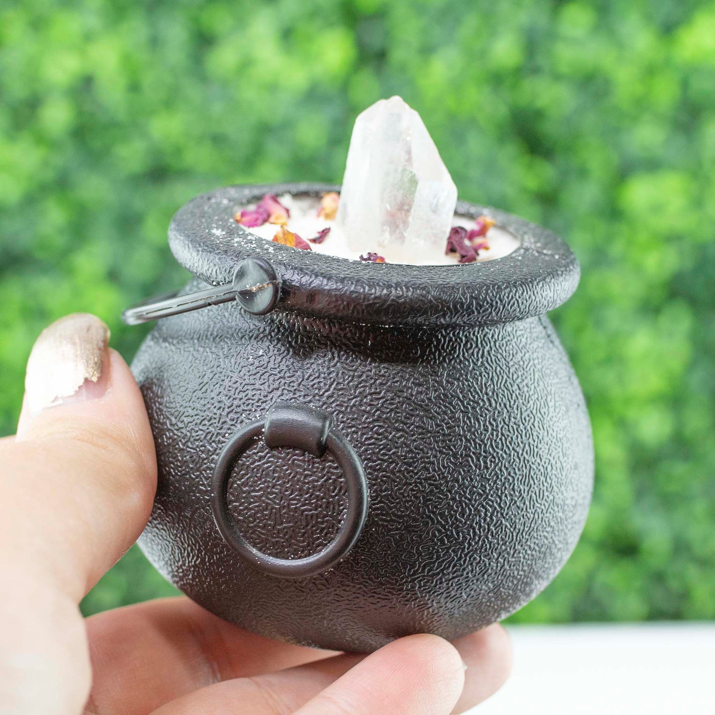 Bubbling Magic Point Quartz Crystal Cauldron Bath Bomb